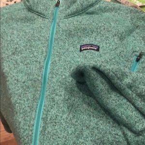 Blue Patagonia Fleece Jacket